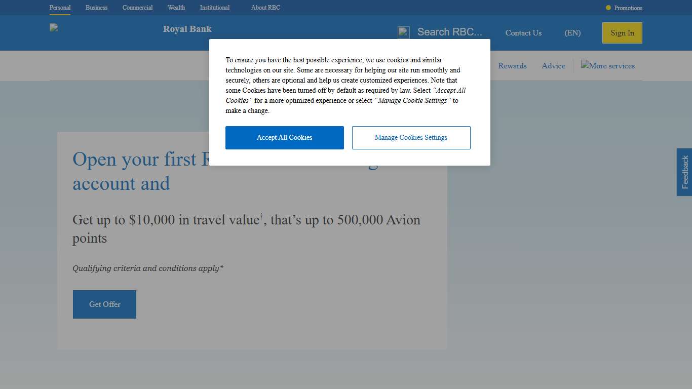 Welcome to RBC Personal Banking - RBC Royal Bank